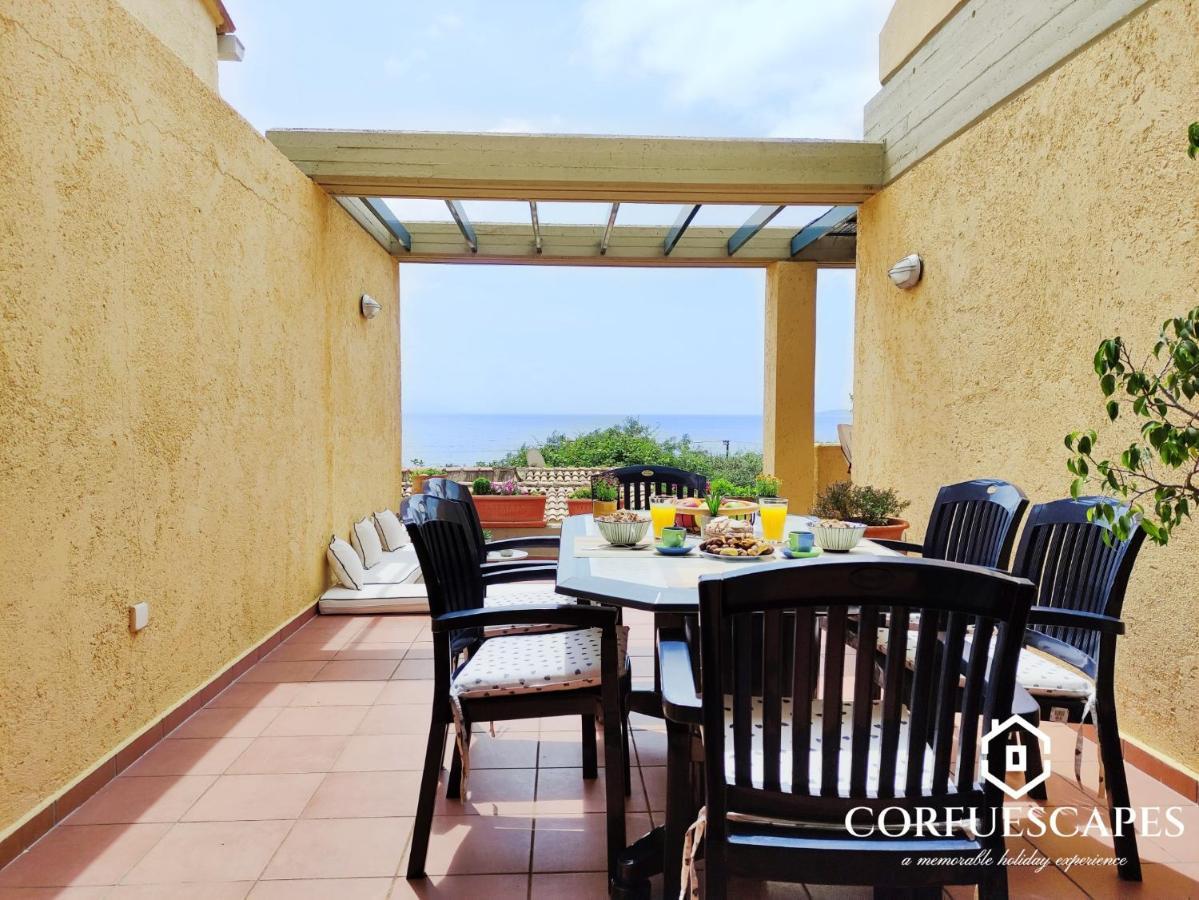 Vila Mira El Mar By Corfuescapes Barbati Exteriér fotografie