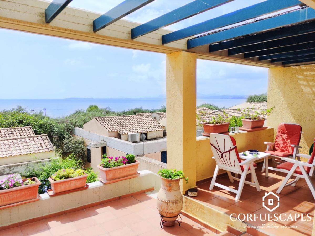 Vila Mira El Mar By Corfuescapes Barbati Exteriér fotografie